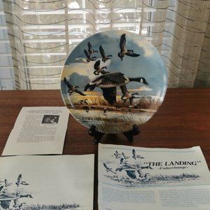 Donald Pentz The Landing Vintage Dominion China Decorative Plate 8.5"